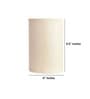 6-Inch Premium Jute Fabric Cylinder Lampshade