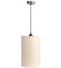6-Inch Premium Jute Fabric Cylinder Pendant Light