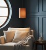 6-Inch Premium Jute Fabric Cylinder Pendant Light