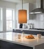 6-Inch Premium Jute Fabric Cylinder Pendant Light
