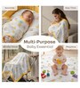 Yellow 6-Layer Baby Muslin Cotton Blanket Pineapple Print