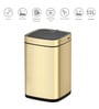 6 Litre Black Stainless Steel Dustbin
