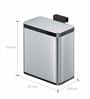 6 Litre Champagne Gold Stainless Steel Dustbin