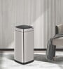 6 Litre Grey Stainless Steel Dustbin