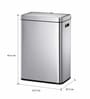 6 Litre Metallic Stainless Steel Dustbin