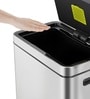 6 Litre Metallic Stainless Steel Dustbin
