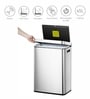 6 Litre Metallic Stainless Steel Dustbin