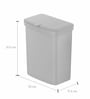 6 Litre Metallic Stainless Steel Dustbin