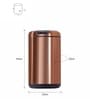6 Litre Metallic Stainless Steel Dustbin