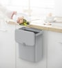 6 Litre Metallic Stainless Steel Dustbin
