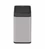 6 Litre White Stainless Steel Dustbin