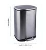 6 Litres Stainless Steel Pedal Dustbin