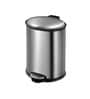 Silver 6 Ltr Stainless Steel Step Dustbin