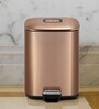 Copper 6 Ltr Stainless Steel Step Dustbin