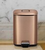 6 ltrs Fingerprint Resistant Step Dustbin