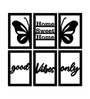 6 Pcs Home Seet Home Wooden Plaques