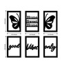 6 Pcs Home Seet Home Wooden Plaques