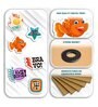 6 Pcs Awe Some Wooden Fridge Magnets