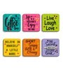 6 Pcs Live Laugh Wooden Fridge Magnets