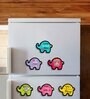 6 Pcs Love First Bite Wooden Fridge Magnets