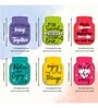 6 Pcs Bottel Shape Wooden Fridge Magnets