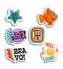6 Pcs Awe Some Wooden Fridge Magnets