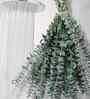 Set Of 6 Green Plastic Eucalyptus Dried Plants