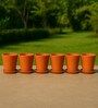 6 Pcs Red Terracotta 3.5 Inchs Planters