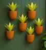 6 Pcs Red Terracotta 6.5 Inchs Planters