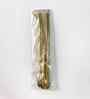6 Pcs Stainless Steel 2-in-1 Straw Cum Spoons with Cleaning Brush (Golden)