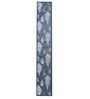 Abstract Pattern Blue Polyester 72X12 Inches Table Runner