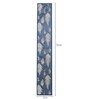 Abstract Pattern Blue Polyester 72X12 Inches Table Runner