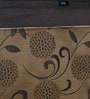 Floral Pattern Black Polyester 90X60 Inch Table Cloth