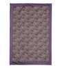 Textured Purple Polyester 90X60 Inch Table Cloth