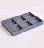Grey 6 Slot Bangle Organiser Jewellery Tray