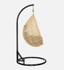 6 Star Wicker Swing in Beige & Brown Colour