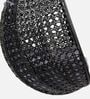 6 Star Wicker Swing in Black & Grey Colour