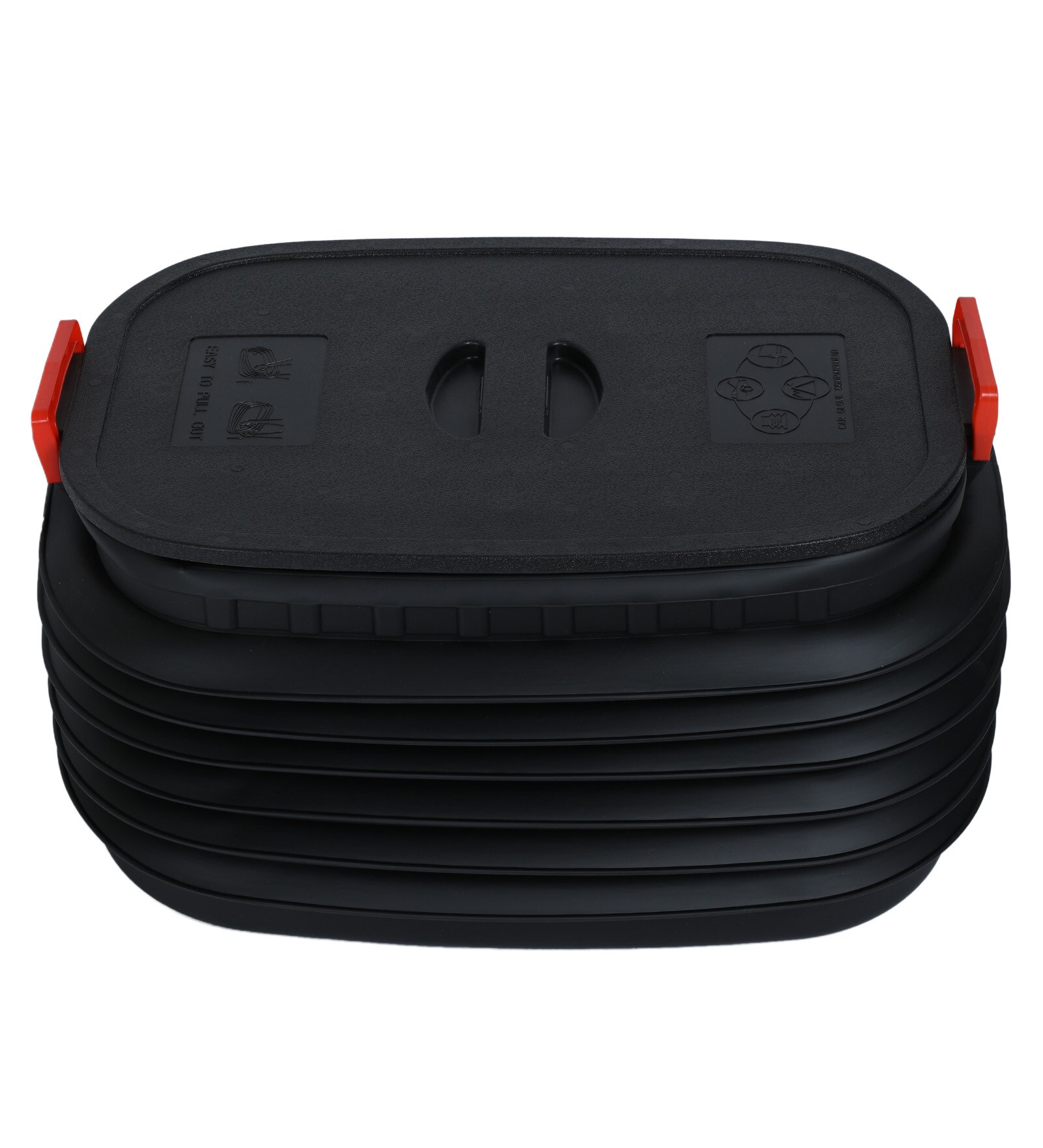 60 Ltr Plastic Storage Box in Black Colour