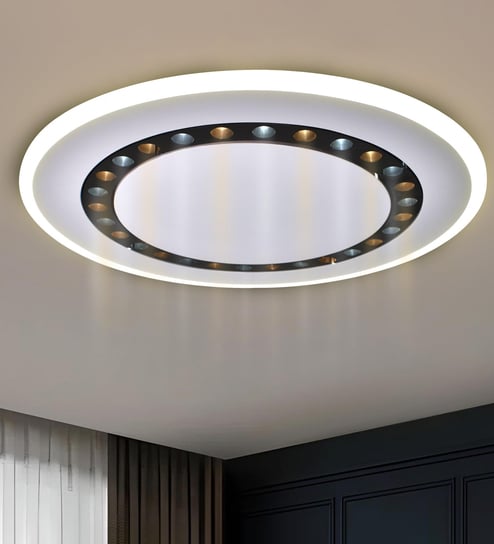 60W 50 cm Round LED Chandelier with 3 Color Modes