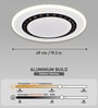 60W 50 cm Round LED Chandelier with 3 Color Modes