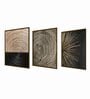The Newspaper Multicolour Canvas Framed Art Print Set of 3