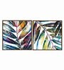 Way Multicolour Canvas Framed Art Print Set of 2