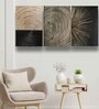 The Newspaper Multicolour Canvas Framed Art Print Set of 3