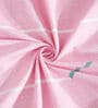 Multicolor Stripe 300 TC Poly Cotton Double Bedsheet with 2 Pillow Covers