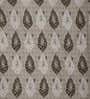 Brown Traditional 300 TC Poly Cotton  Double Bedsheet with 2 Pillow Covers