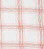 White Geometric 300 TC Poly Cotton  Double Bedsheet with 2 Pillow Covers