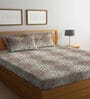 Multicolor Traditional 300 TC Poly Cotton Double Bedsheet with 2 Pillow Covers