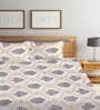 Multicolor Floral 300 TC Poly Cotton Double Bedsheet with 2 Pillow Covers