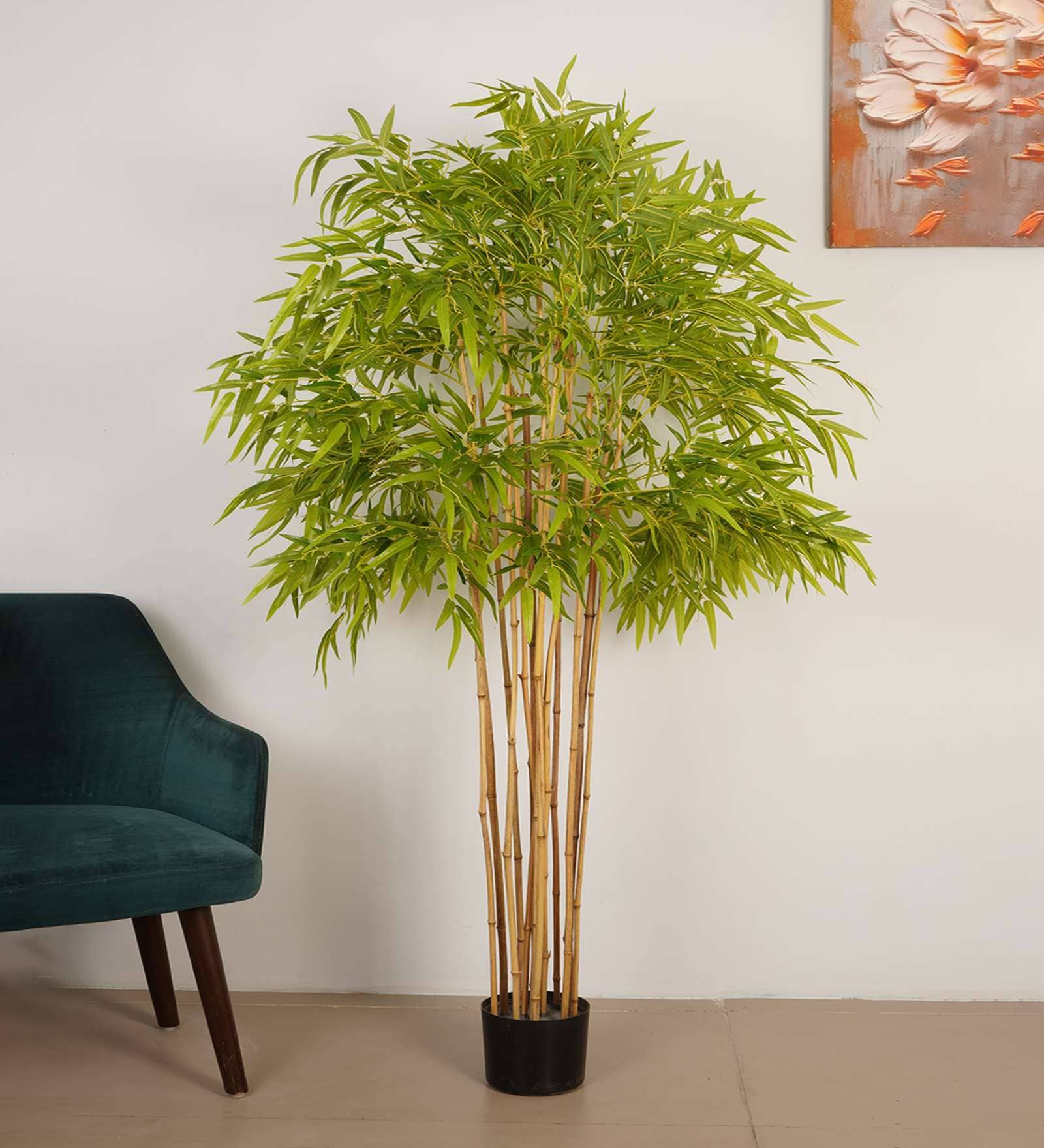 6Ft Artificial Bamboo Tree Plant with Pot