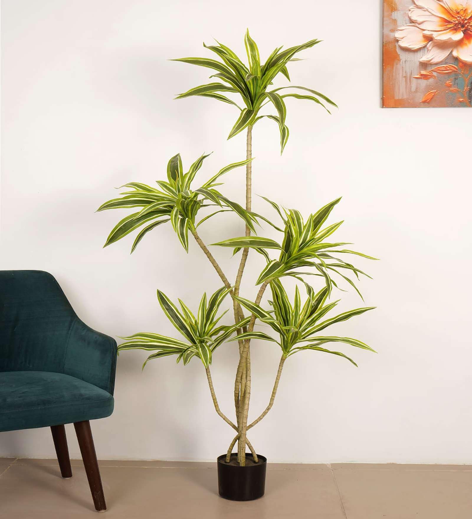 6Ft Artificial Dracaena Plant with Pot